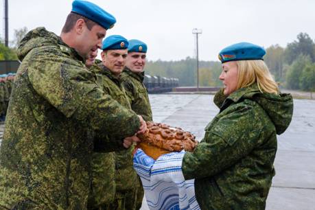 Российские десантники прибыли на белорусскую землю для участия в совместном двустороннем батальонном тактическом учении