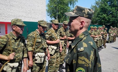 Началось командно-штабное учение с силами территориальной обороны Гомельской области