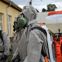 Военные химики окажут помощь в дезинфекции против COVID-19 (видео)