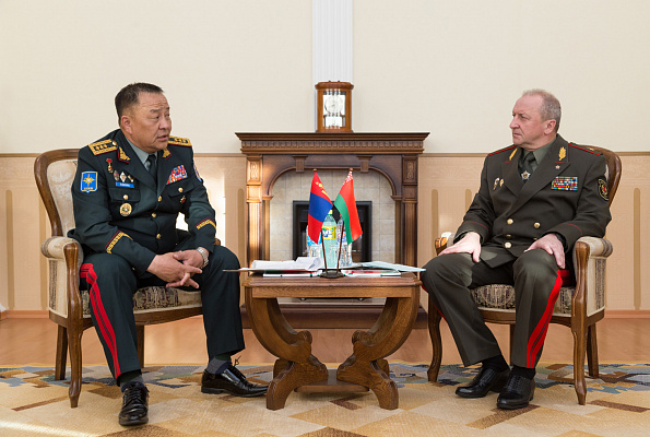 Официальный визит в Республику Беларусь начальника Генерального штаба Вооруженных Сил Монголии