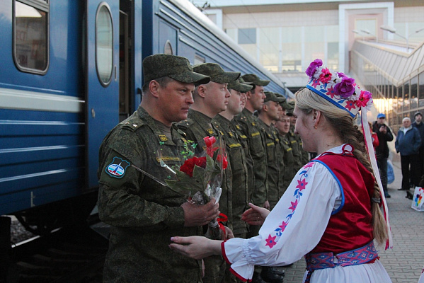 Российские военные прибыли в Минск для участия в военном параде 9 мая