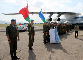 Belarusian Military Participating in Indestructible Brotherhood 2014 Peacekeeping Exercise 