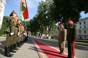 Qatari Defence Minister in Belarus