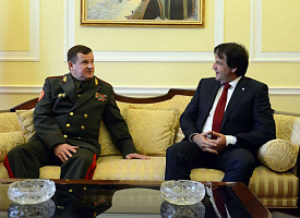 Defence Minister Continues His Visit to Serbia 