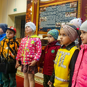 Воспитанники детского сада «Юла» посетили 103 овдбр