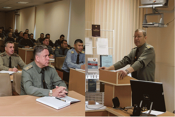 Глава военного ведомства встретился со слушателями ФГШ
