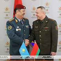 Belarus and Kazakhstan Discussed Bilateral Military Cooperation Issues 
