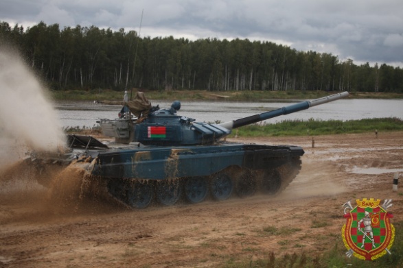 Завтра финальный заезд конкурса «Танковый биатлон»