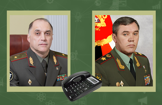 Начальник Генерального штаба Вооруженных Сил Республики Беларусь провел телефонный разговор с коллегой из России
