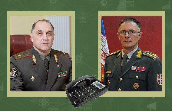 Телефонные переговоры в сфере двустороннего военного сотрудничества и перспективах его развития