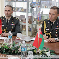  Аккредитационная встреча с военным атташе Посольства Турецкой Республики в Республике Беларусь