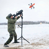 Демонстрация работы образцов вооружения по противодействию беспилотным летательным аппаратам