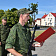 Военнообязанные, участвующие в учении с военными комиссариатами Гродненской области, приняли Военную присягу