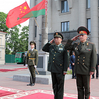 Официальный визит в Беларусь начальника Объединенного штаба Центрального военного совета КНР