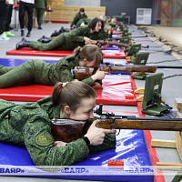 Соревнования по стрельбе «Грация и точность» среди военнослужащих-женщин 