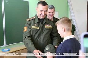 Представители Министерства обороны подготовили сюрприз для юного патриота