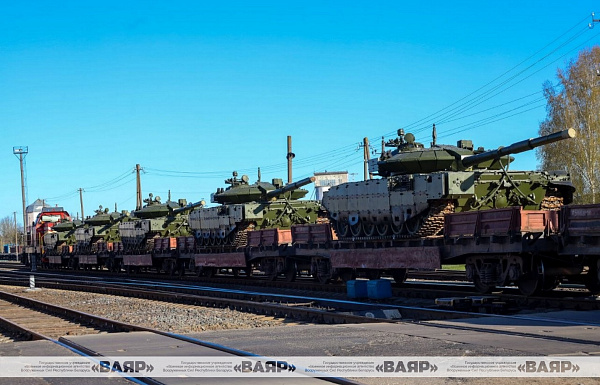 Прибыла партия танков Т-72БМ2