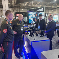 Белорусская военная делегация принимает участие в выставке ADEX-2026