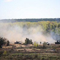 Финальная фаза бригадного тактического учения в рамках проверки боевой готовности Вооруженных Сил