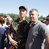 Военнослужащие нового пополнения принесли Военную присягу