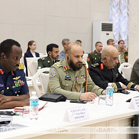 Брифинг для представителей военно-дипломатического корпуса, аккредитованных при Министерстве обороны Республики Беларусь