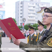 Торжественная церемония принятия новым пополнением Военной присяги (дополняется)