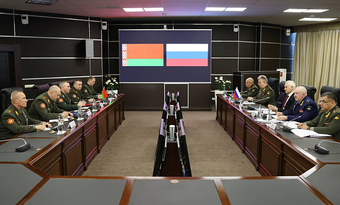 Двусторонняя встреча министров обороны Республики Беларусь и Российской Федерации