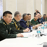 Брифинг для представителей военно-дипломатического корпуса, аккредитованных при Министерстве обороны Республики Беларусь