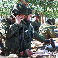 Финальная фаза бригадного тактического учения в рамках проверки боевой готовности Вооруженных Сил