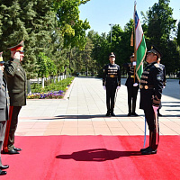 Продолжается официальный визит белорусской военной делегации в Республике Узбекистан