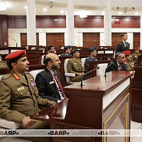 Працягваецца візіт у Рэспубліку Беларусь прадстаўнікоў ваеннай дэлегацыі з Султаната Аман