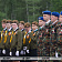 Участники военно-патриотической игры «Зарница» разместились в палаточном лагере на полигоне Брестский