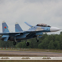 В Беларусь на один из аэродромов ВВС и войск ПВО прибыла партия самолётов Су-30СМ2