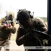 Намеснік Міністра абароны Беларусі наведаў палігон, дзе праходзіць баявое зладжванне падраздзяленняў, якія прыцягваюцца да ўдзелу ў КШУ