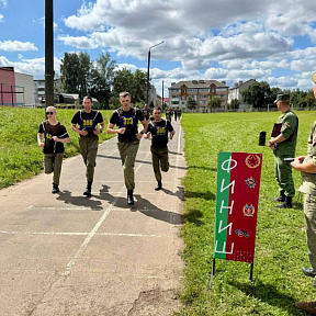 Смотр спортивно-массовой работы в 15 зрбр