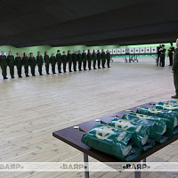 Соревнования по стрельбе «Грация и точность» среди военнослужащих-женщин 