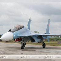 В Беларусь на один из аэродромов ВВС и войск ПВО прибыла партия самолётов Су-30СМ2
