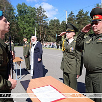 Торжественная церемония принятия новым пополнением Военной присяги (дополняется)