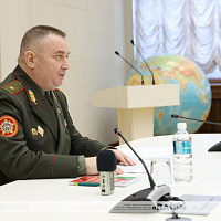Брифинг для представителей военно-дипломатического корпуса, аккредитованных при Министерстве обороны Республики Беларусь