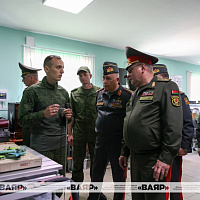 Военная делегация из Азербайджанской Республики посетила воинские части Вооружённых Сил Республики Беларусь