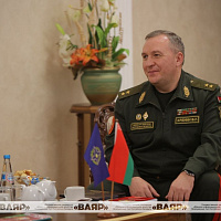 Встреча Министра обороны Республики Беларусь с Генеральным секретарем ОДКБ