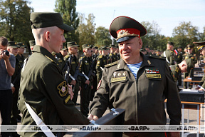 Курсанты-первокурсники Военной академии Республики Беларусь приняли Военную присягу