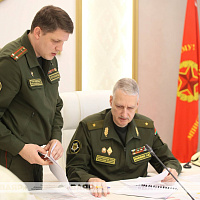 Тренировка по управлению формированием территориальных войск