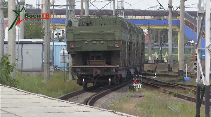 Очередной комплект ОТРК «Искандер-М» поступил на вооружение белорусской армии (видео)
