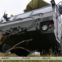 В Беларусь прибыла очередная батарея зенитных ракетных комплексов «Тор-М2»
