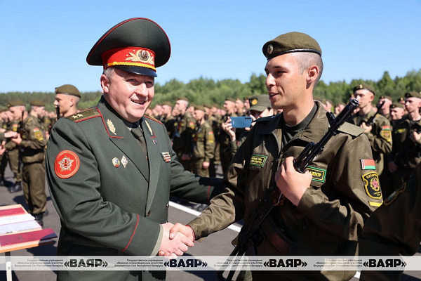Принятие Военной присяги новым пополнением