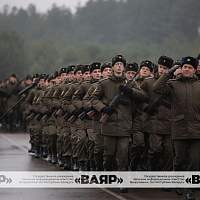Торжественная церемония принятия новым пополнением Военной присяги 
