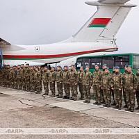 Белорусские военнослужащие, принимавшие участие в учениях ОДКБ, вернулись в Беларусь
