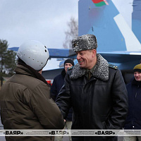 На один из белорусских аэродромов прибыла очередная партия истребителей Су-30СМ2 