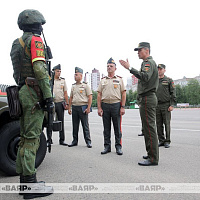 Делегация Министерства обороны Азербайджана посетила Минскую военную комендатуру